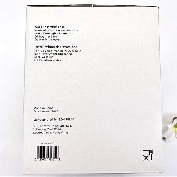 BACK IN STOCK! NIB Bomshbee Sloane Slanted Champagne Flutes (4) - Picture 12 of 13